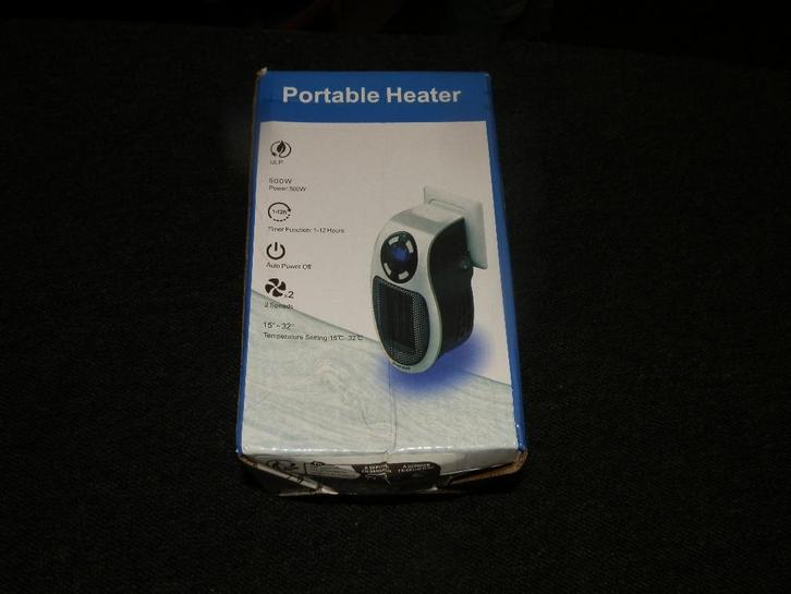 Portable heater, Doe-het-zelf en Verbouw, Verwarming en Radiatoren, Zo goed als nieuw, Kachel, 200 tot 500 watt, Minder dan 30 cm