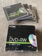 TDK  RW DVD rewritable dvd 4x120 min., Computers en Software, Ophalen of Verzenden, Nieuw, Dvd