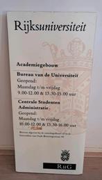 Origineel naambord Academiegebouw Groningen, Ophalen of Verzenden