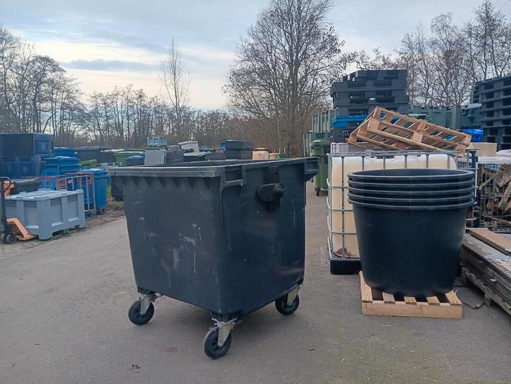 1100 liter container zonder deksel, Doe-het-zelf en Verbouw, Transportwagens, Transportkar, 100 liter of meer, Ophalen of Verzenden