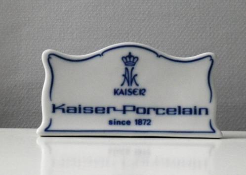 Kaiser Porselein  4 Reclameschildjes, Antiek en Kunst, Antiek | Porselein, Ophalen of Verzenden