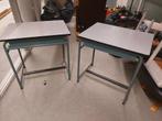 2 vintage schoolbankjes (500292), Ophalen of Verzenden