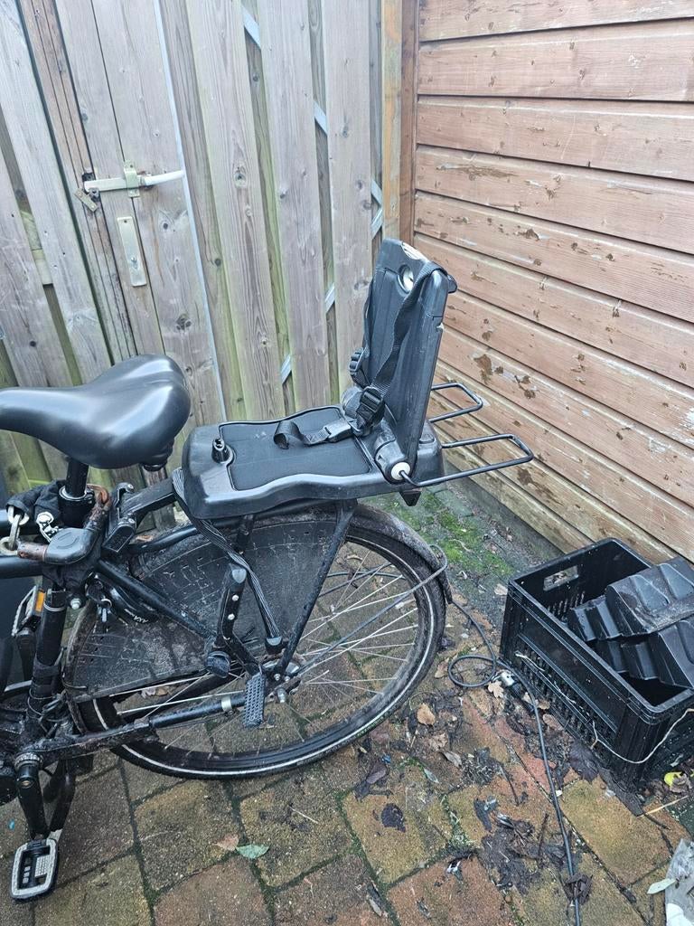 Bobike opklapbaar kinder stoeltje / zitje, Fietsen en Brommers, Fietsaccessoires | Fietsstoeltjes, Ophalen of Verzenden, Gebruikt