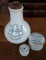 Engelse inhaler van aardewerk met tekst, Antiek en Kunst, Ophalen of Verzenden