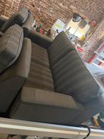 Grijze bank met 2 fauteuils - zo goed als nieuw!, 150 tot 200 cm, Tweepersoons, 75 tot 100 cm, Ophalen of Verzenden