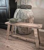 ~Stoer Sober Landelijk Houten Bankje~, Huis en Inrichting, Woonaccessoires | Overige, Ophalen of Verzenden, Zo goed als nieuw