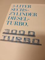 1987 Mercedes 300D Turbo folder izgst Mercedes 6 cilinders, Ophalen of Verzenden, Zo goed als nieuw, Mercedes