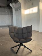 B&B italia Husk Fauteuil (NIEUWSTAAT), Huis en Inrichting, Stoel fauteuil zitstoel draaistoel, Hout, 75 tot 100 cm, Ophalen of Verzenden