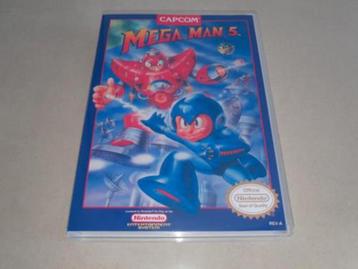 Mega Man 5 NES Game Case beschikbaar voor biedingen