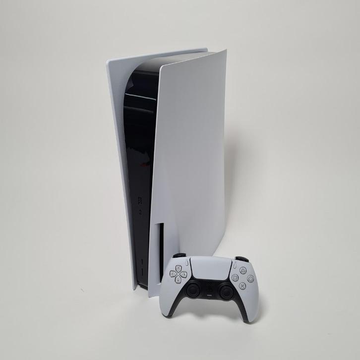 Playstation 5 825GB Disc Editie met Controller, Spelcomputers en Games, Spelcomputers | Sony PlayStation 5, Gebruikt, Playstation 5