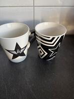 Set van 2 leuke mokken met ster design, Keramiek, Ophalen of Verzenden, Zo goed als nieuw, Overige stijlen