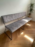 Grijze Eetbank 170cm, Huis en Inrichting, Banken | Complete zithoeken, Ophalen, Gebruikt, Stof