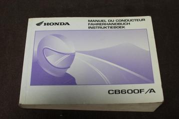 Honda CB600 F/A 2007 motorfiets instructie boekje handbuch beschikbaar voor biedingen