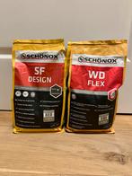 Schönox Voegmortel SF Design (2,4kg) & WD Flex (4,6kg) Grijs, Ophalen, Gebruikt, Overige typen, Overige materialen