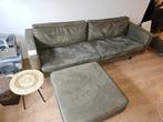 Sissy-boy groen ecoleer 4 zits bank + hocker, Huis en Inrichting, Banken | Complete zithoeken, Ophalen, Gebruikt
