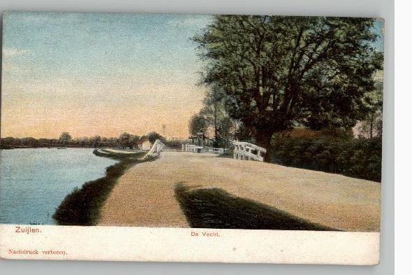 Zuijlen De vecht vóór 1906, Verzamelen, Ansichtkaarten | Nederland, Ongelopen, Utrecht, Voor 1920, Verzenden