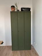 Vintage groene locker kast, Ophalen, Gebruikt