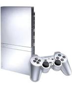 PlayStation 2 Zilver met Controller, Spelcomputers en Games, Spelcomputers | Sony PlayStation 2, Gebruikt, Phat, Ophalen of Verzenden