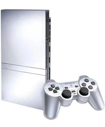 PlayStation 2 Zilver met Controller beschikbaar voor biedingen