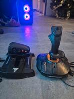 Thrustmaster joystick en gashendel, Computers en Software, Joysticks, Ophalen, Zo goed als nieuw