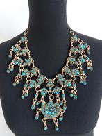 Vintage etnische statement ketting, Ophalen of Verzenden