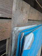 Dibond platen met beschadiging op 2 hoeken. 3 x 2,5 meter, Doe-het-zelf en Verbouw, Platen en Panelen, Ophalen, Gebruikt