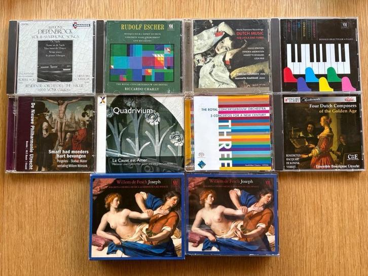 Collectie cd's klassiek Nederlandse componisten, Cd's en Dvd's, Cd's | Klassiek, Zo goed als nieuw, Overige typen, Modernisme tot heden