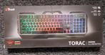 Trust Torac Gaming Toetsenbord QWERTZ, Nieuw, Ophalen of Verzenden, Trust, Qwerty