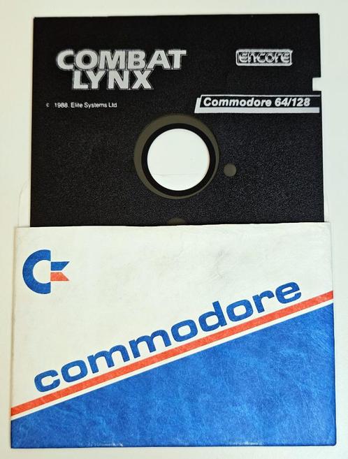 Combat Lynx Encore 1988 Commodore 64 128 Alleen de Disk, Computers en Software, Vintage Computers, Ophalen of Verzenden