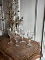 Kristallen wijnglazen,vintage,zgan, Ophalen of Verzenden