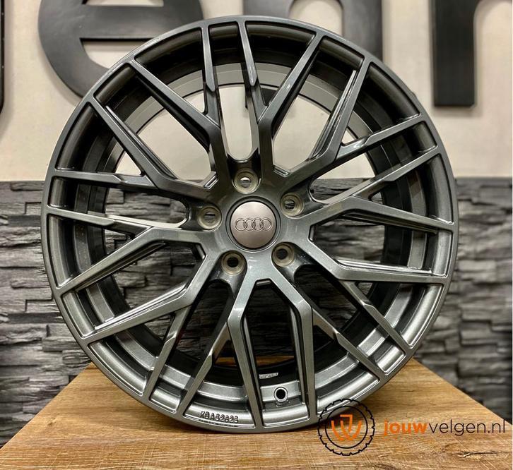 Audi A3 A4 A5 A6 R8 style velgen 18 19 20 inch black nieuw!, Auto-onderdelen, Banden en Velgen, Velg(en), 18 inch, Personenwagen