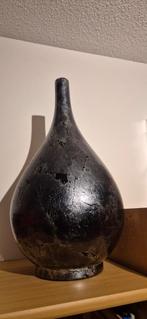 Schitterende stenen kruik / vaas antracietzilver kleur, Huis en Inrichting, Woonaccessoires | Vazen, Ophalen, Zo goed als nieuw