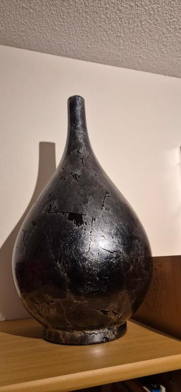 Schitterende stenen kruik / vaas antracietzilver kleur beschikbaar voor biedingen