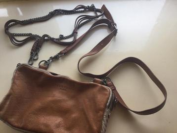 Liebeskind “Berlin” leren schoudertas, 3 vakken. beschikbaar voor biedingen