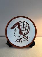 Vintage 60s  Boonstra wandbord keramiek, Verzenden