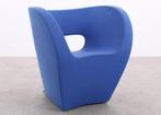 Moroso | Victoria en Albert | Fauteuil | Blauw (762), Minder dan 75 cm, Stof, Ophalen of Verzenden, Zo goed als nieuw