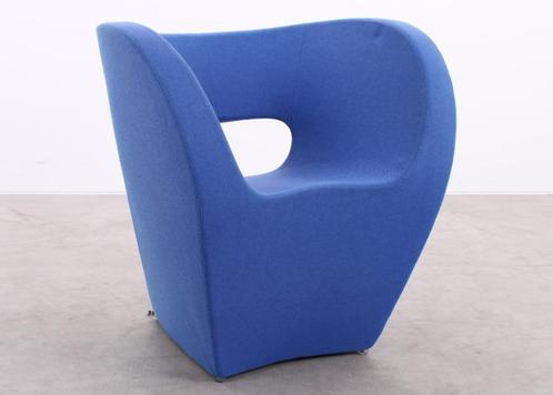 Moroso | Victoria en Albert | Fauteuil | Blauw (762), Huis en Inrichting, Fauteuils, Zo goed als nieuw, Stof, Overige materialen