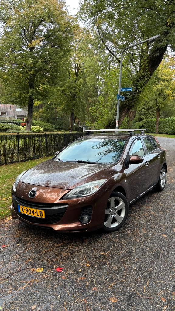 Mazda 3 2.0  AUT 2013 Bruin, Auto's, Mazda, Particulier, Airbags, Airconditioning, Centrale vergrendeling, Climate control, Cruise Control