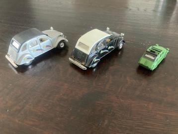 3 leuke schaalmodellen 2CV beschikbaar voor biedingen