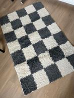 Rugvista chessie checkerboard hoogpolig vloerkleed wit grijs, Huis en Inrichting, Stoffering | Tapijten en Kleden, Wit, 200 cm of meer