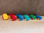 6 Vintage Viking / Spindler plastic- rubber speelgoed auto's, Verzamelen, Ophalen of Verzenden, Gebruikt