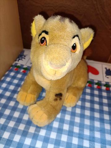 Vintage Lion king Simba knuffel Eurodisney 20 cm  beschikbaar voor biedingen