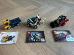 3x Lego technic werkvoertuigen compleet met boekje!, Verzenden, Zo goed als nieuw, Complete set, Lego