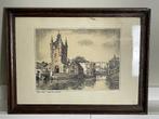 Zierikzee - Zuid Havenhoofd, Litho van Paul van Alff, Antiek en Kunst, Kunst | Litho's en Zeefdrukken, Ophalen of Verzenden