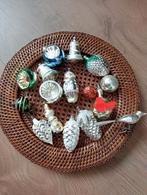 Diverse brocante kerstballen, Diversen, Kerst, Ophalen of Verzenden, Gebruikt