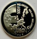 België 500 Francs 2001 Proof zilver- EU, Postzegels en Munten, Ophalen of Verzenden, Zilver