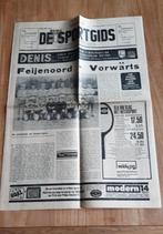 1970 zeldzaam programma Feyenoord v Vörwarts Berlin, Ophalen of Verzenden, Zo goed als nieuw, Feyenoord, Boek of Tijdschrift