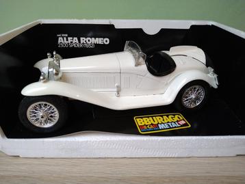 Alfa Romeo 2300 Spider 1932 Wit Bburago OVP Sint beschikbaar voor biedingen