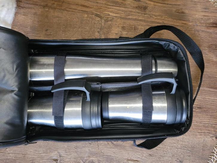 Thermosfles set twee thermobekers, Caravans en Kamperen, Kampeeraccessoires, Nieuw, Ophalen of Verzenden