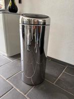 Brabantia Prullenbak met Pedaal - RVS, Ophalen, Gebruikt, Met pedaal, 50 tot 75 cm